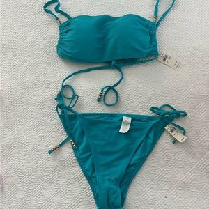 NWT Aerie bathing suit set Top size Large, Bottoms in Medium